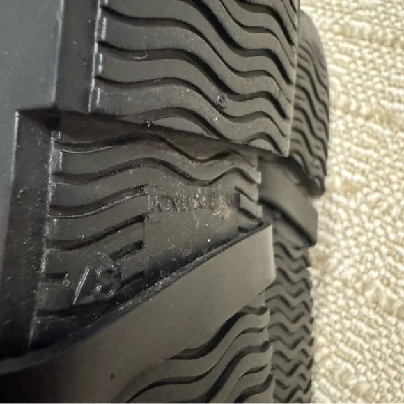 Jimmy Choo Black Rubber Cheshire Equestrian Style Tall Rainboots | Size 37 - Picture 8 of 8